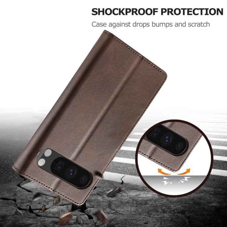 LC.IMEEKE Calf Texture Flip Leather Phone Case