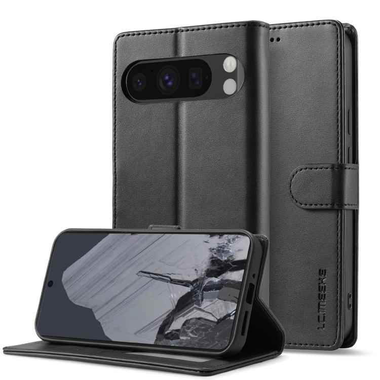 LC.IMEEKE Calf Texture Flip Leather Phone Case