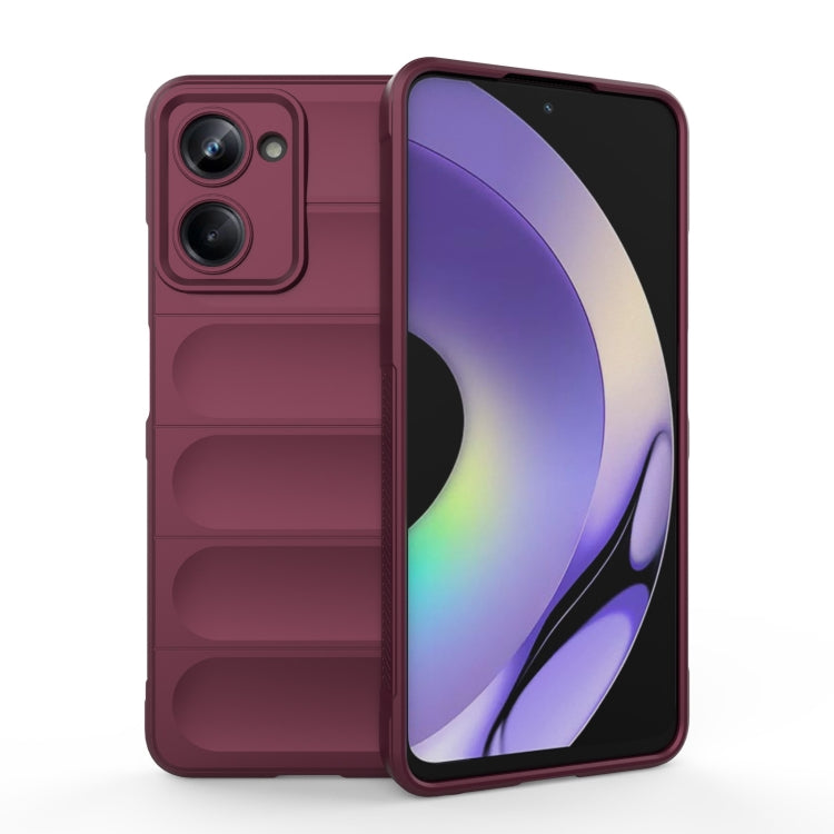 Magic Shield TPU + Flannel Phone Case, For Realme C65 4G Global, For Realme 10 Pro 5G, For Realme 10 Pro+ 5G, For Realme GT2 Pro
