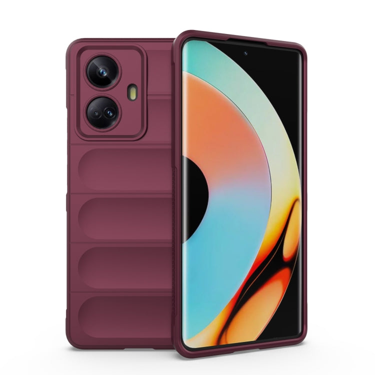 Magic Shield TPU + Flannel Phone Case, For Realme C65 4G Global, For Realme 10 Pro 5G, For Realme 10 Pro+ 5G, For Realme GT2 Pro
