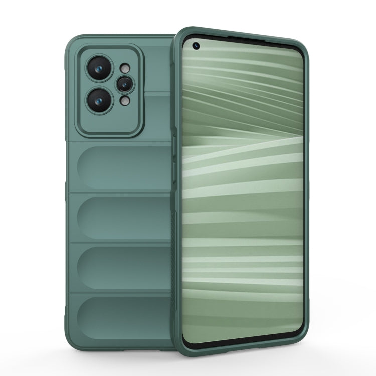 Magic Shield TPU + Flannel Phone Case, For Realme C65 4G Global, For Realme 10 Pro 5G, For Realme 10 Pro+ 5G, For Realme GT2 Pro