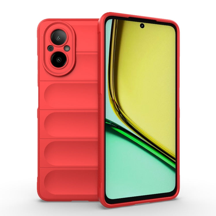 Magic Shield TPU + Flannel Phone Case, For Realme 12+ 5G Global, For Realme 12 Pro 5G / 12 Pro+, For Realme C67 4G Global, For Realme 11 4G Global