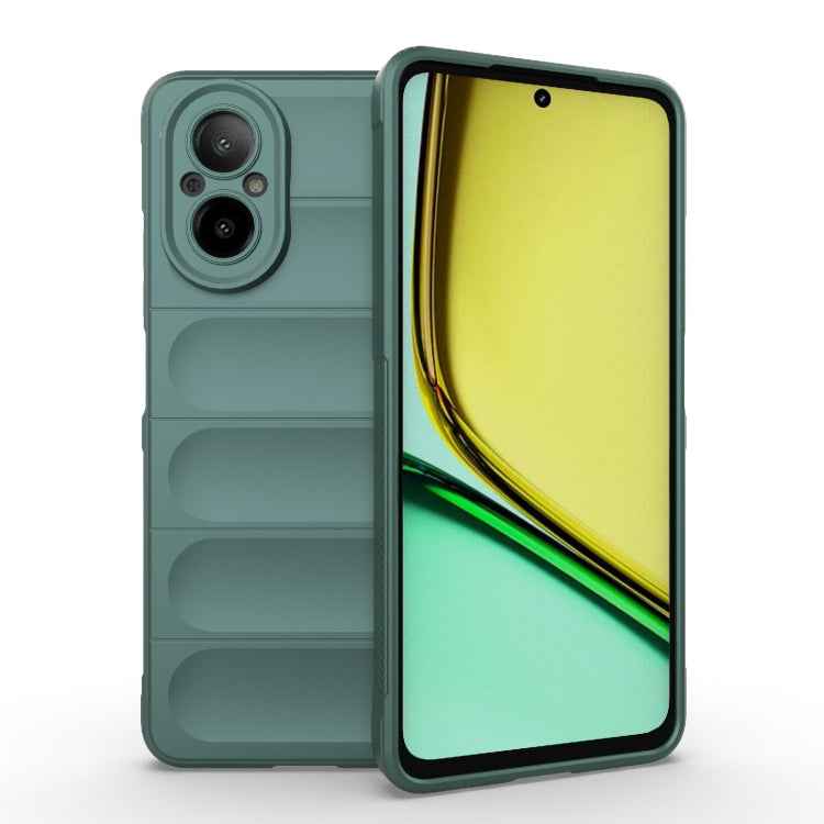 Magic Shield TPU + Flannel Phone Case, For Realme 12+ 5G Global, For Realme 12 Pro 5G / 12 Pro+, For Realme C67 4G Global, For Realme 11 4G Global