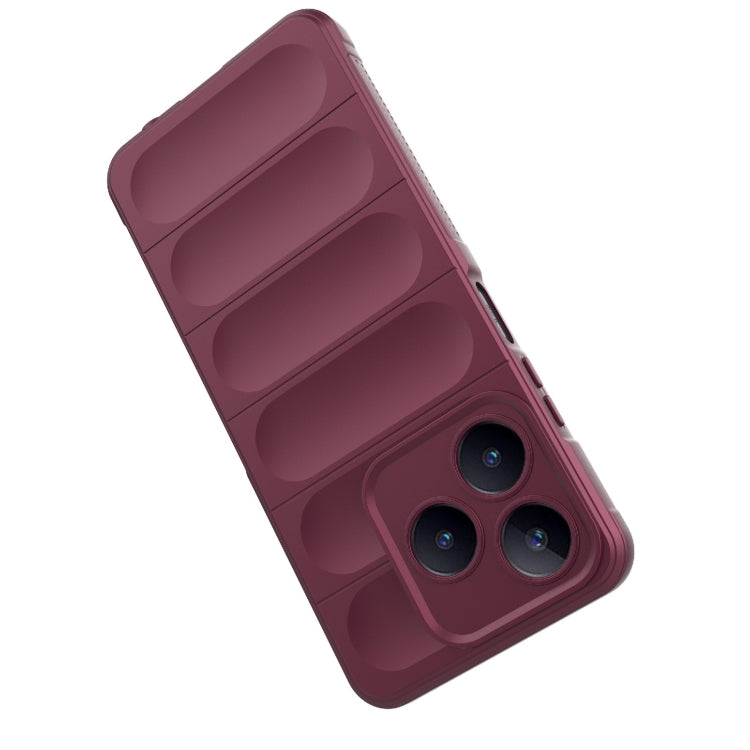 Magic Shield TPU + Flannel Phone Case, For Realme C63 4G Global, For Realme C61 4G Global, For Realme Narzo N63 4G Global, For Realme 12 5G Global