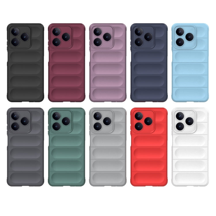 Magic Shield TPU + Flannel Phone Case, For Realme C63 4G Global, For Realme C61 4G Global, For Realme Narzo N63 4G Global, For Realme 12 5G Global