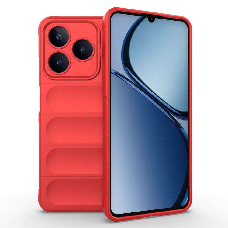 Magic Shield TPU + Flannel Phone Case, For Realme C63 4G Global, For Realme C61 4G Global, For Realme Narzo N63 4G Global, For Realme 12 5G Global
