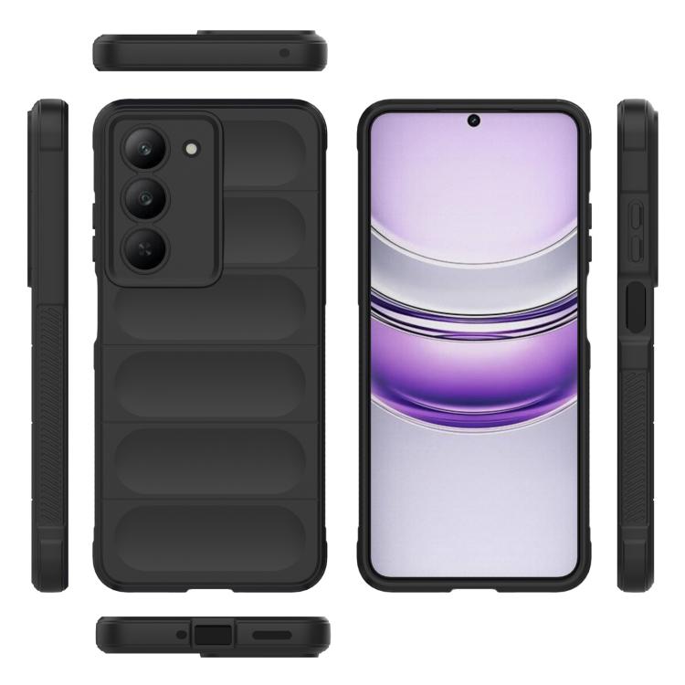 Magic Shield TPU + Flannel Phone Case, For Realme V60 Pro / 14x 5G Global, For Realme GT 7 Pro 5G, For Realme P2 Pro 5G Global, For Realme 13 Pro 5G Global
