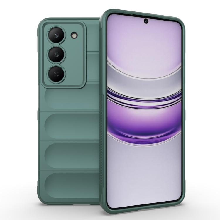 Magic Shield TPU + Flannel Phone Case, For Realme 14 Pro+ 5G, For Realme 14 Pro 5G Global, For Realme V60 Pro / 14x 5G Global, For Realme GT 7 Pro 5G