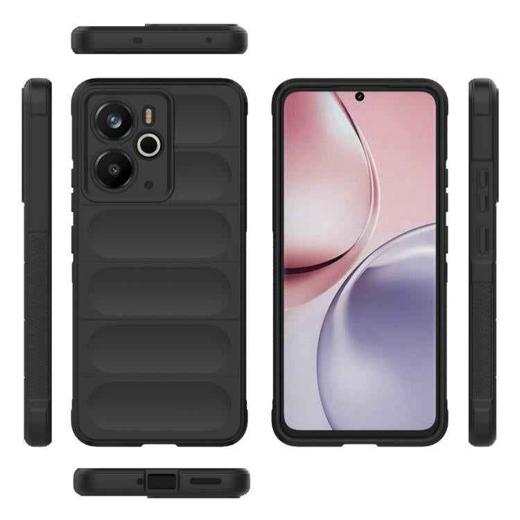 Magic Shield TPU + Flannel Phone Case, For Realme 14 5G Global, For Realme P3 Ultra 5G India, For Realme P3 5G Global, For Realme P3 Pro 5G Global
