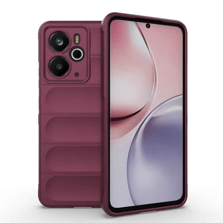 Magic Shield TPU + Flannel Phone Case, For Realme 14 5G Global, For Realme P3 Ultra 5G India, For Realme P3 5G Global, For Realme P3 Pro 5G Global