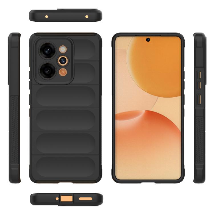 Magic Shield TPU + Flannel Phone Case, For Realme P4 Power 5G India, For Realme C83 5G India, For Realme 16 5G Global, For Realme 16 Pro+ 5G