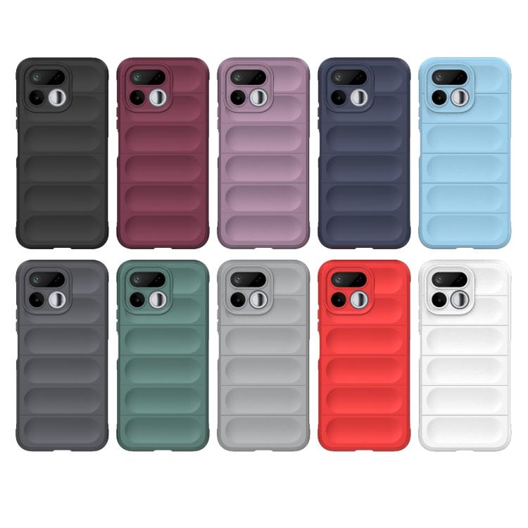 Magic Shield TPU + Flannel Phone Case, For Realme 16T 5G Global, For Realme P4 Power 5G India, For Realme C83 5G India, For Realme 16 5G Global