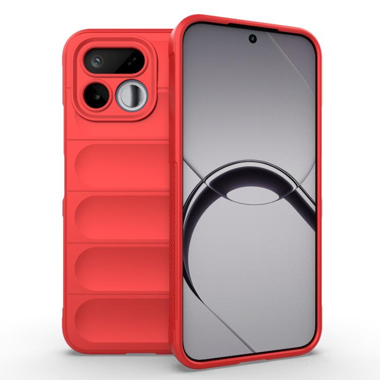 Magic Shield TPU + Flannel Phone Case, For Realme 16T 5G Global, For Realme P4 Power 5G India, For Realme C83 5G India, For Realme 16 5G Global