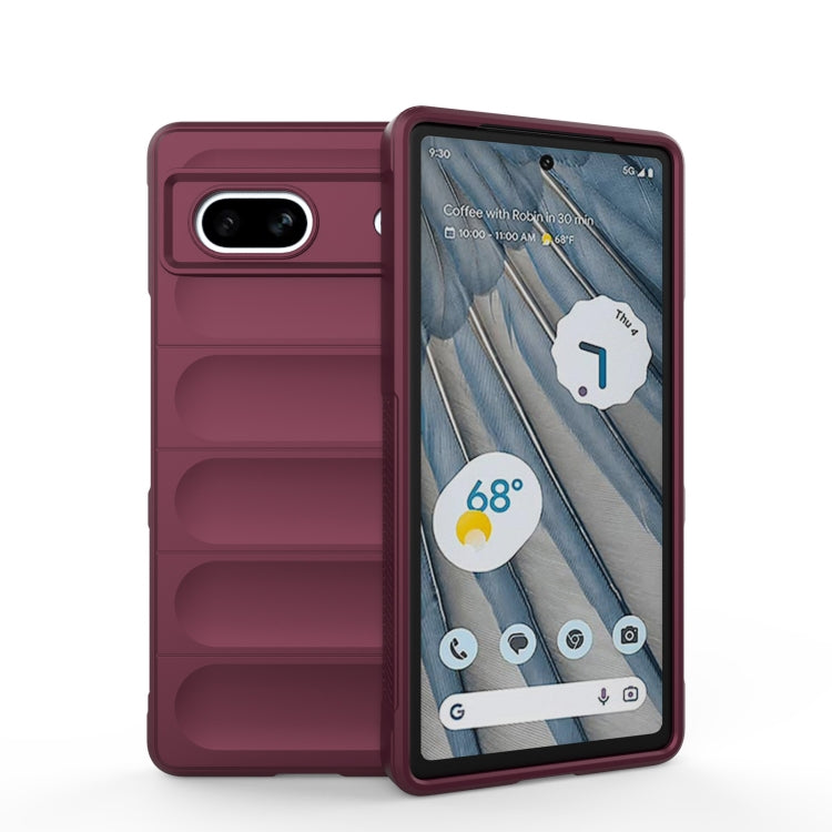 Magic Shield TPU + Flannel Phone Case, For Google Pixel 9 5G Global, For Google Pixel 8 Pro 5G, For Google Pixel 8 5G, For Google Pixel 7a
