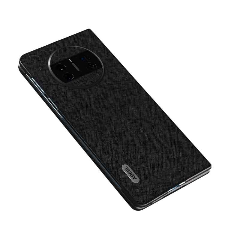 ABEEL Litchi Texture Genuine Leather Phone Case