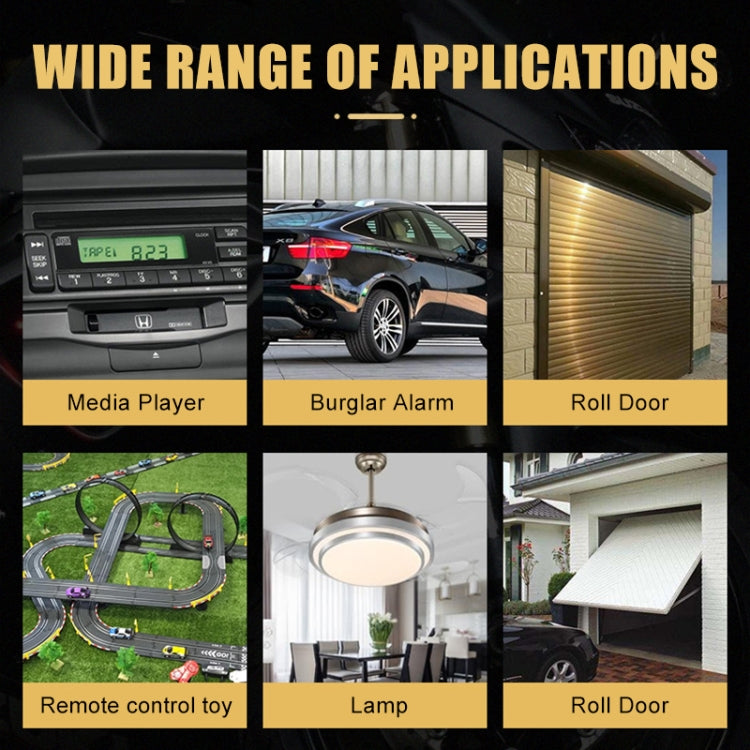 2pcs For Maserati Four-button Anti-theft Alarm Wireless Key Remote Control