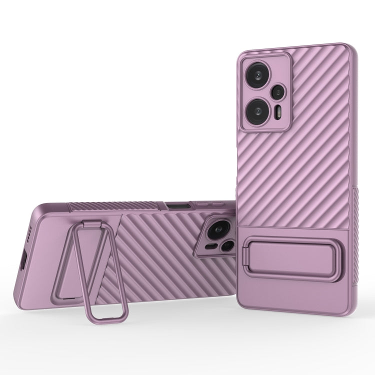 Wavy Texture TPU Phone Case with Lens Film, For Xiaomi Poco F5, For Xiaomi Redmi Note 11, For Xiaomi Redmi Note 11S, For Xiaomi Redmi Note 12 Turbo