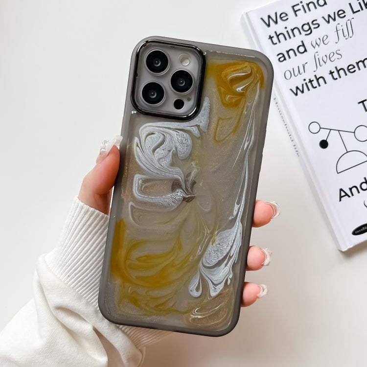 Oil Painting Electroplating TPU Phone Case, For iPhone 12 Pro Max, For iPhone 11 Pro, For iPhone 11 Pro Max, For iPhone SE 2022/2020 / 8 / 7, For iPhone 8 Plus / 7 Plus, For iPhone X / XS, For iPhone XS Max, For iPhone XR