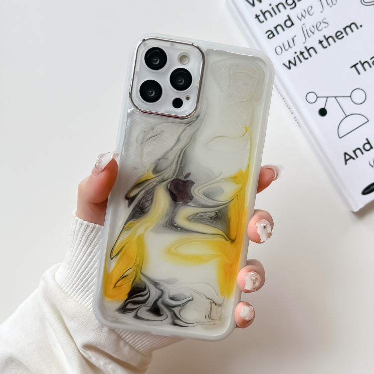 Oil Painting Electroplating TPU Phone Case, For iPhone 12 Pro Max, For iPhone 11 Pro, For iPhone 11 Pro Max, For iPhone SE 2022/2020 / 8 / 7, For iPhone 8 Plus / 7 Plus, For iPhone X / XS, For iPhone XS Max, For iPhone XR