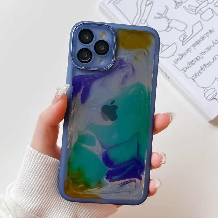 Oil Painting Electroplating TPU Phone Case, For iPhone 12 Pro Max, For iPhone 11 Pro, For iPhone 11 Pro Max, For iPhone SE 2022/2020 / 8 / 7, For iPhone 8 Plus / 7 Plus, For iPhone X / XS, For iPhone XS Max, For iPhone XR