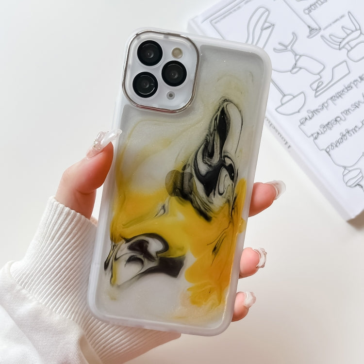 Oil Painting Electroplating TPU Phone Case, For iPhone 12 Pro Max, For iPhone 11 Pro, For iPhone 11 Pro Max, For iPhone SE 2022/2020 / 8 / 7, For iPhone 8 Plus / 7 Plus, For iPhone X / XS, For iPhone XS Max, For iPhone XR