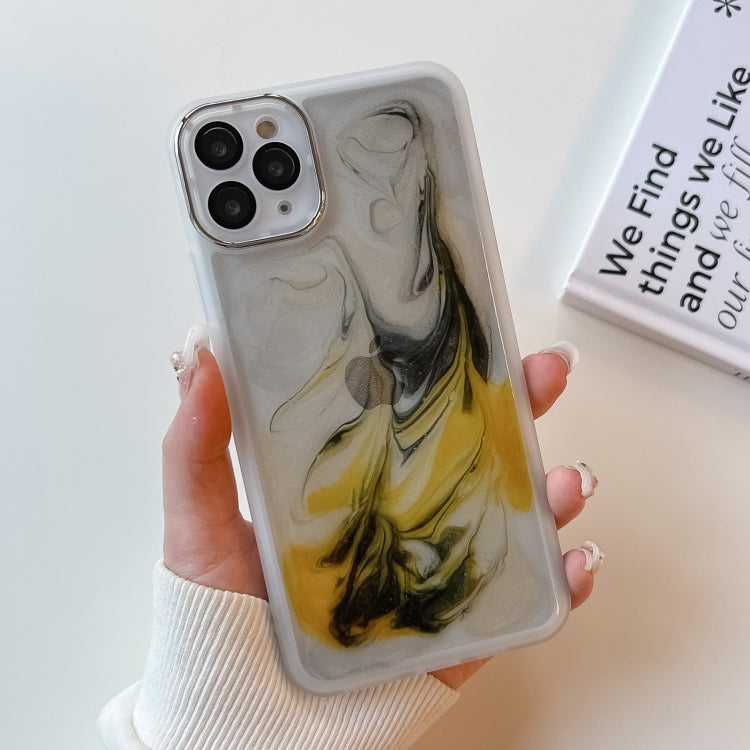 Oil Painting Electroplating TPU Phone Case, For iPhone 12 Pro Max, For iPhone 11 Pro, For iPhone 11 Pro Max, For iPhone SE 2022/2020 / 8 / 7, For iPhone 8 Plus / 7 Plus, For iPhone X / XS, For iPhone XS Max, For iPhone XR