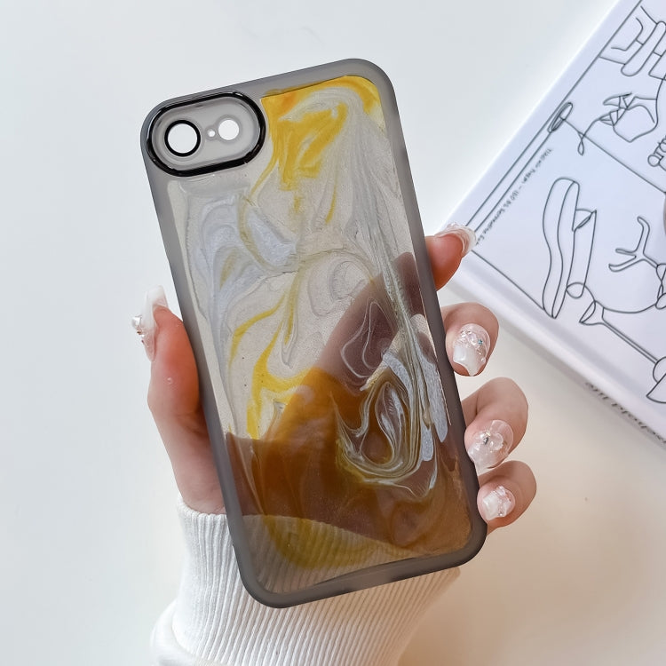 Oil Painting Electroplating TPU Phone Case, For iPhone 12 Pro Max, For iPhone 11 Pro, For iPhone 11 Pro Max, For iPhone SE 2022/2020 / 8 / 7, For iPhone 8 Plus / 7 Plus, For iPhone X / XS, For iPhone XS Max, For iPhone XR