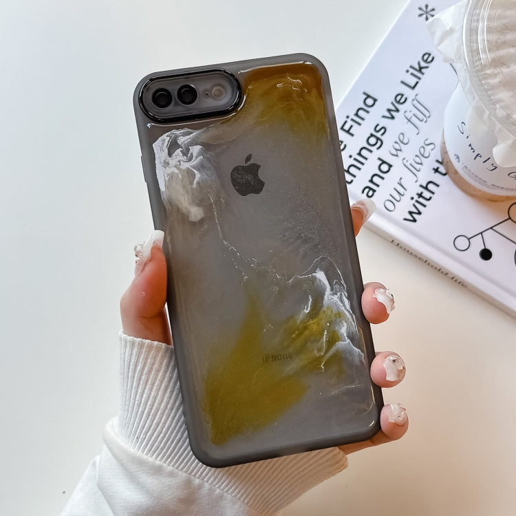 Oil Painting Electroplating TPU Phone Case, For iPhone 12 Pro Max, For iPhone 11 Pro, For iPhone 11 Pro Max, For iPhone SE 2022/2020 / 8 / 7, For iPhone 8 Plus / 7 Plus, For iPhone X / XS, For iPhone XS Max, For iPhone XR