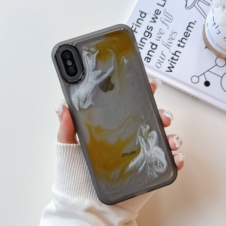 Oil Painting Electroplating TPU Phone Case, For iPhone 12 Pro Max, For iPhone 11 Pro, For iPhone 11 Pro Max, For iPhone SE 2022/2020 / 8 / 7, For iPhone 8 Plus / 7 Plus, For iPhone X / XS, For iPhone XS Max, For iPhone XR