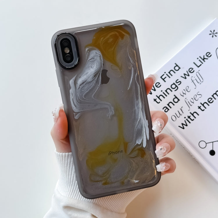 Oil Painting Electroplating TPU Phone Case, For iPhone 12 Pro Max, For iPhone 11 Pro, For iPhone 11 Pro Max, For iPhone SE 2022/2020 / 8 / 7, For iPhone 8 Plus / 7 Plus, For iPhone X / XS, For iPhone XS Max, For iPhone XR