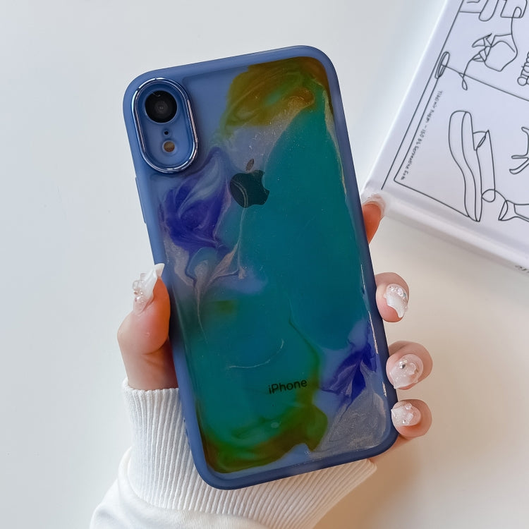 Oil Painting Electroplating TPU Phone Case, For iPhone 12 Pro Max, For iPhone 11 Pro, For iPhone 11 Pro Max, For iPhone SE 2022/2020 / 8 / 7, For iPhone 8 Plus / 7 Plus, For iPhone X / XS, For iPhone XS Max, For iPhone XR