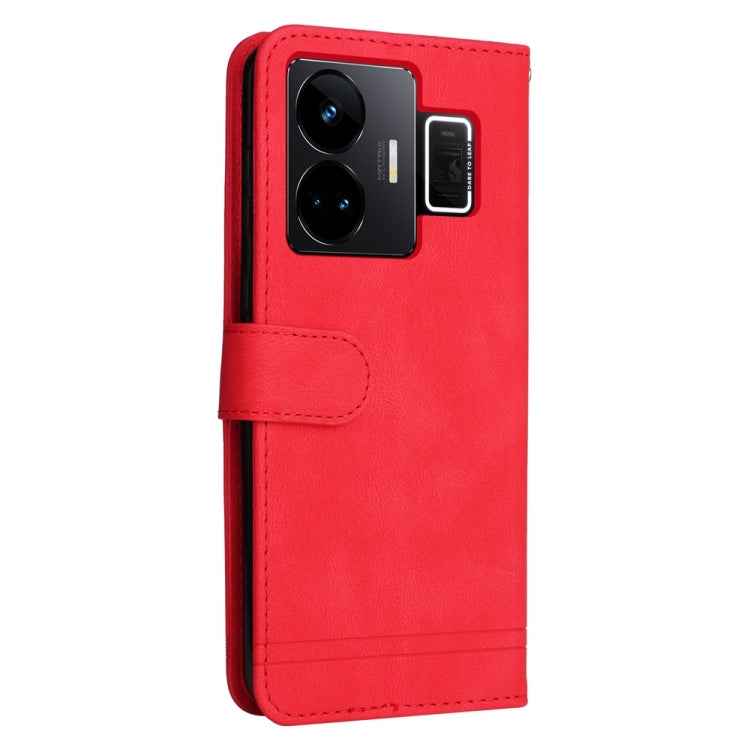 Skin Feel Life Tree Metal Button Leather Phone Case, For Realme GT Neo 5 5G / GT3