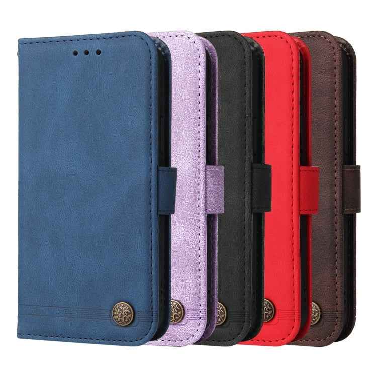Skin Feel Life Tree Metal Button Leather Phone Case, For Realme GT Neo 5 5G / GT3