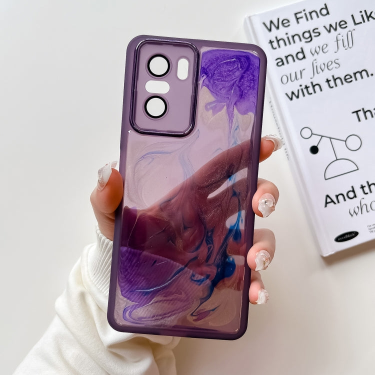 Oil Painting Electroplating TPU Phone Case, For Xiaomi Redmi K60, For Xiaomi Redmi K50, For Xiaomi Redmi K50 Ultra, For Xiaomi Redmi K40, For Xiaomi Redmi K40 Pro, For Xiaomi Redmi K40 Gaming