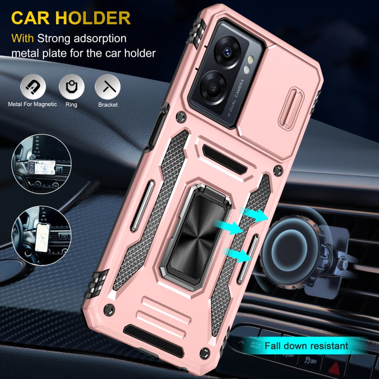 Armor PC + TPU Camera Shield Phone Case, For OPPO A57 4G, For OPPO A77 4G