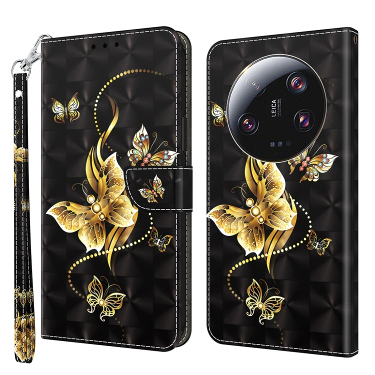 3D Painted Pattern Leather Phone Case, For Xiaomi Redmi Note 13 Pro+, For Xiaomi Redmi Note 13 Pro 5G, For Xiaomi 13T Pro, For Xiaomi 13 Ultra