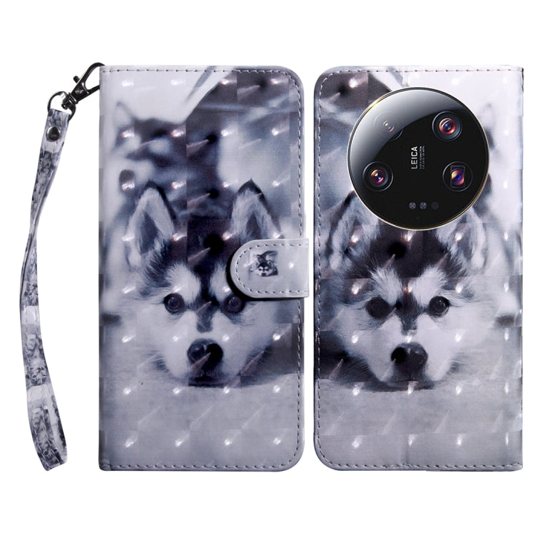 3D Painted Pattern Leather Phone Case, For Xiaomi Redmi Note 13 Pro+, For Xiaomi Redmi Note 13 Pro 5G, For Xiaomi 13T Pro, For Xiaomi 13 Ultra
