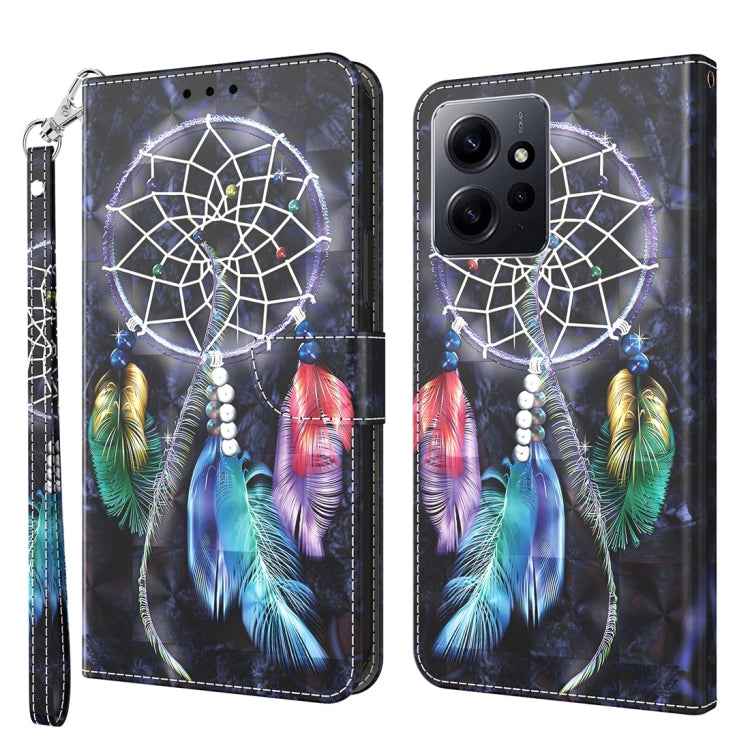 3D Painted Pattern Leather Phone Case