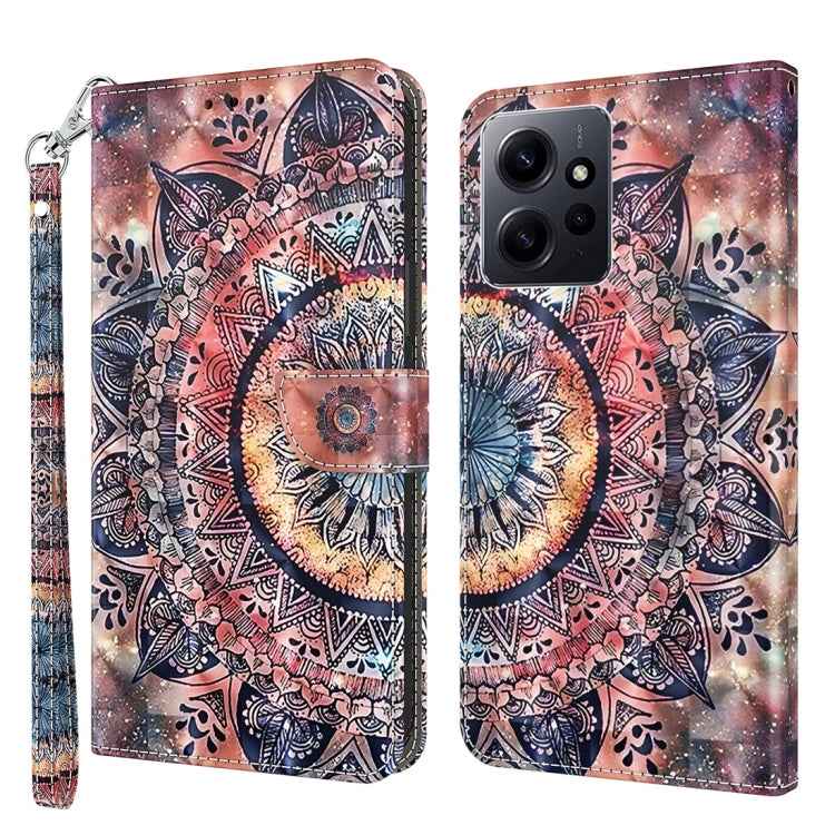 3D Painted Pattern Leather Phone Case, For Xiaomi Redmi Note 12 Pro+ 5G Global, For Xiaomi 12 Pro, For Xiaomi 12, For Xiaomi Redmi Note 10 Pro