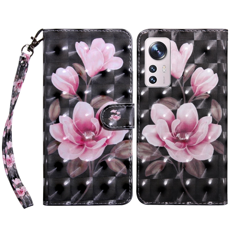 3D Painted Pattern Leather Phone Case, For Xiaomi Redmi Note 12 Pro+ 5G Global, For Xiaomi 12 Pro, For Xiaomi 12, For Xiaomi Redmi Note 10 Pro