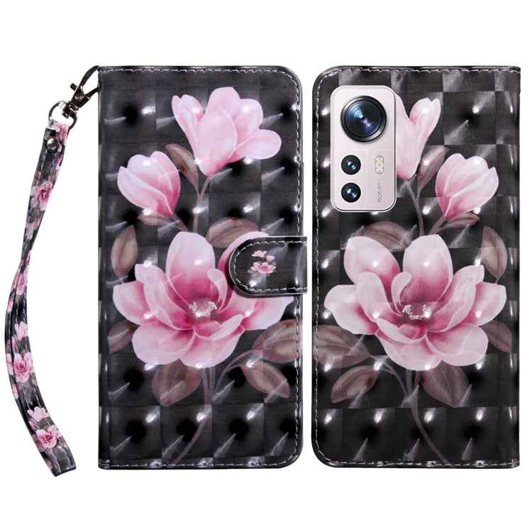 3D Painted Pattern Leather Phone Case, For Xiaomi Redmi Note 12 Pro+ 5G Global, For Xiaomi 12 Pro, For Xiaomi 12, For Xiaomi Redmi Note 10 Pro