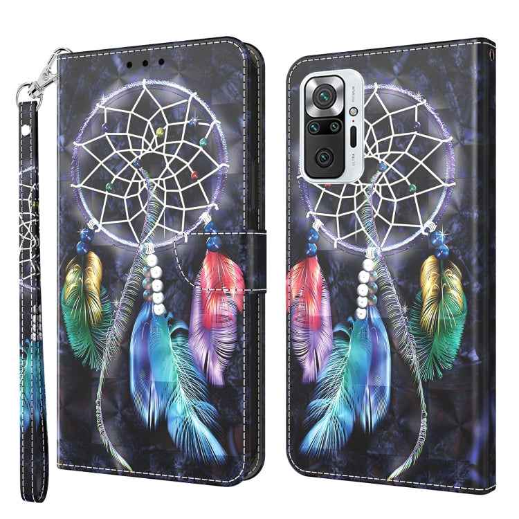 3D Painted Pattern Leather Phone Case, For Xiaomi Redmi Note 12 Pro+ 5G Global, For Xiaomi 12 Pro, For Xiaomi 12, For Xiaomi Redmi Note 10 Pro