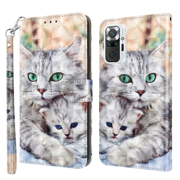 3D Painted Pattern Leather Phone Case, For Xiaomi Redmi Note 12 Pro+ 5G Global, For Xiaomi 12 Pro, For Xiaomi 12, For Xiaomi Redmi Note 10 Pro