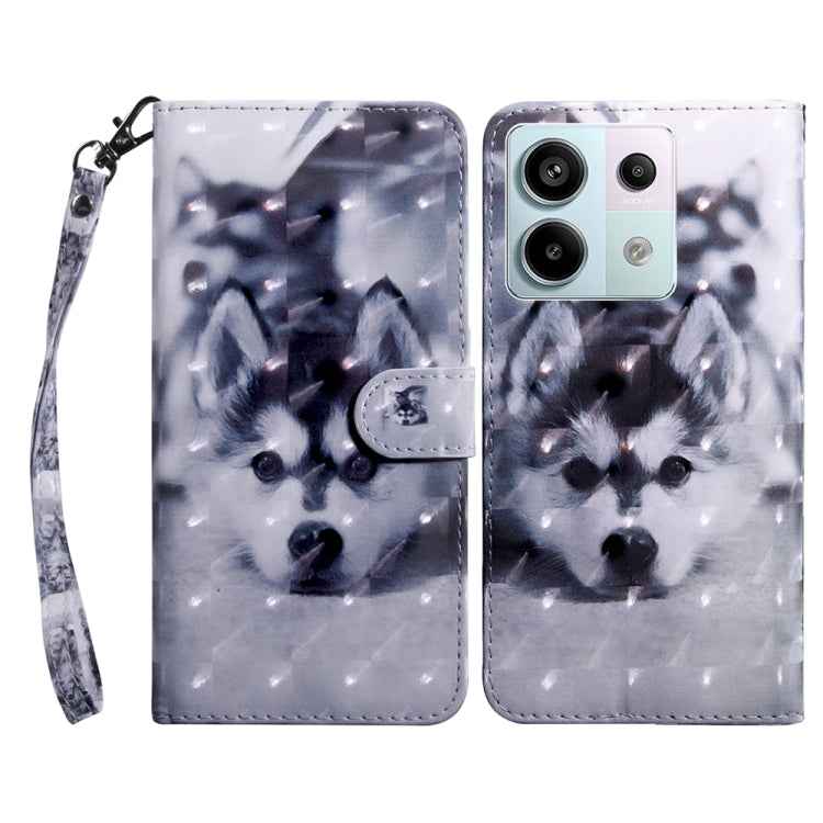 3D Painted Pattern Leather Phone Case, For Xiaomi Redmi Note 13 Pro+, For Xiaomi Redmi Note 13 Pro 5G, For Xiaomi 13T Pro, For Xiaomi 13 Ultra