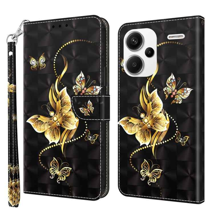 3D Painted Pattern Leather Phone Case, For Xiaomi Redmi Note 13 Pro+, For Xiaomi Redmi Note 13 Pro 5G, For Xiaomi 13T Pro, For Xiaomi 13 Ultra