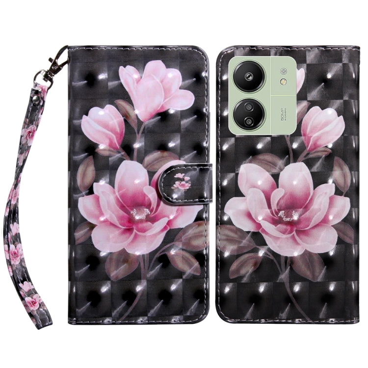 3D Painted Pattern Leather Phone Case, For Xiaomi Redmi A3, For Xiaomi Redmi Note 13 4G, For Xiaomi Redmi Note 13 5G, For Xiaomi Redmi 13C