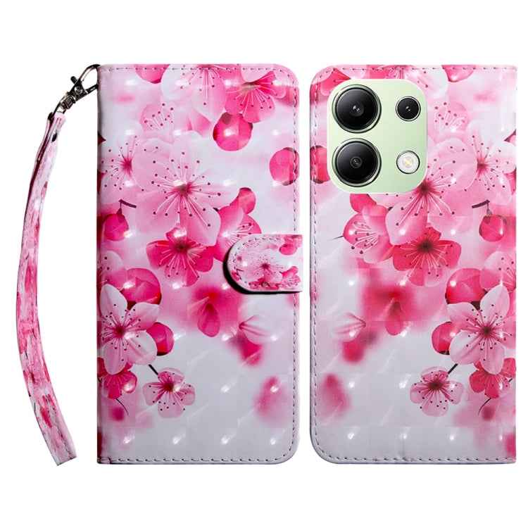 3D Painted Pattern Leather Phone Case, For Xiaomi Redmi A3, For Xiaomi Redmi Note 13 4G, For Xiaomi Redmi Note 13 5G, For Xiaomi Redmi 13C