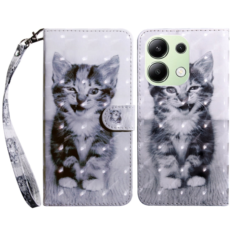 3D Painted Pattern Leather Phone Case, For Xiaomi Redmi A3, For Xiaomi Redmi Note 13 4G, For Xiaomi Redmi Note 13 5G, For Xiaomi Redmi 13C