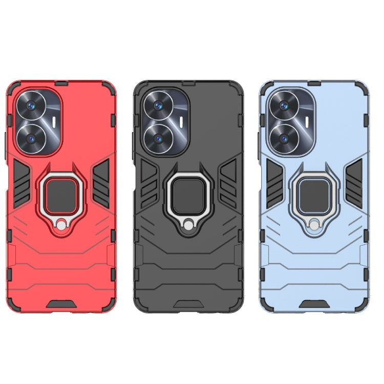 Shockproof PC + TPU Holder Phone Case