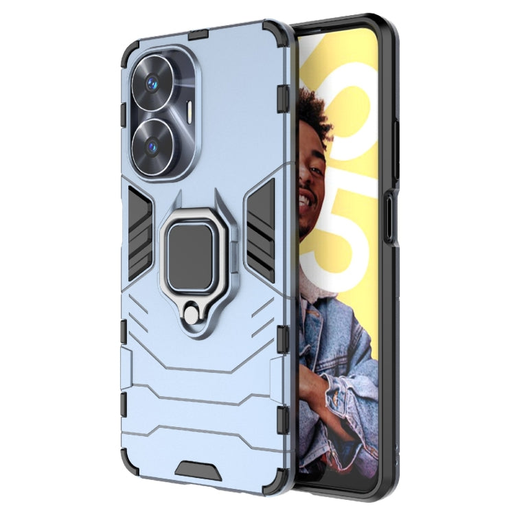 Shockproof PC + TPU Holder Phone Case